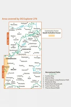 Ordnance Survey Explorer Map 279 Doncaster