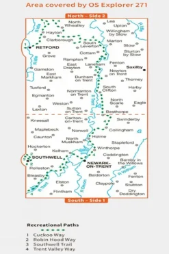Ordnance Survey Explorer Map 271 Newark-on-Trent