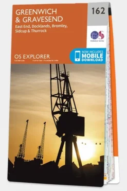 Ordnance Survey Explorer Map 162 Greenwich and Gravesend