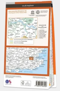 Ordnance Survey Explorer Map 162 Greenwich and Gravesend