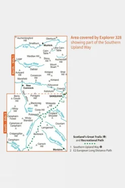 Ordnance Survey Explorer Map 328 Sanquhar and New Cumnock