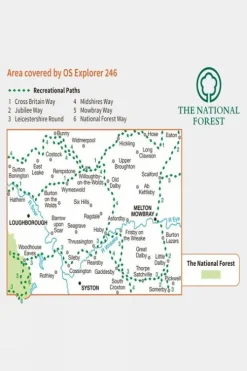 Ordnance Survey Explorer Map 246 Loughborough