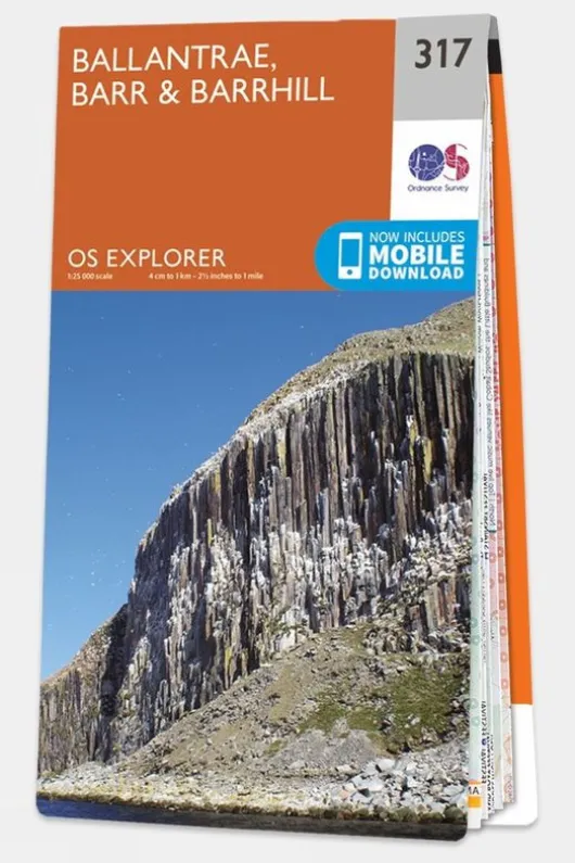 Ordnance Survey Explorer Map 317 Ballantrae, Barr and Barrhill