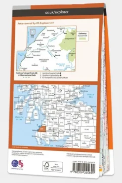 Ordnance Survey Explorer Map 317 Ballantrae, Barr and Barrhill