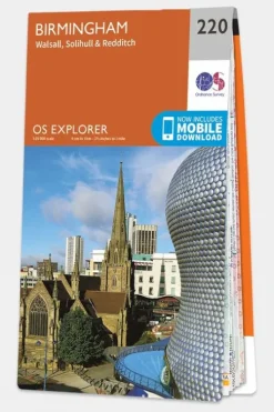 Ordnance Survey Explorer Map 220 Birmingham