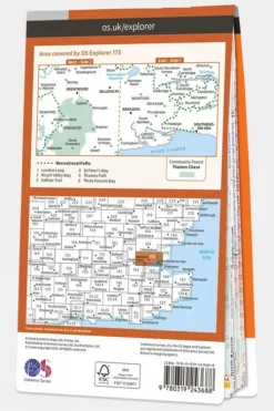 Ordnance Survey Explorer Map 175 Southend-on-Sea and Basildon