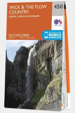 Ordnance Survey Explorer Map 450 Wick and The Flow Country