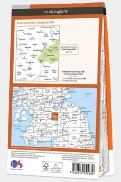 Ordnance Survey Explorer Map 336 Biggar and Broughton