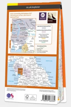 Ordnance Survey Explorer Map OL7 The Lake District - South-Eastern Area