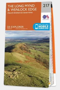 Ordnance Survey Explorer Map 217 The Long Mynd and Wenlock Edge