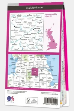 Ordnance Survey Landranger Map 111 Sheffield and Doncaster