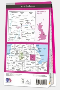 Ordnance Survey Landranger Map 121 Lincoln and Newark-on-Trent