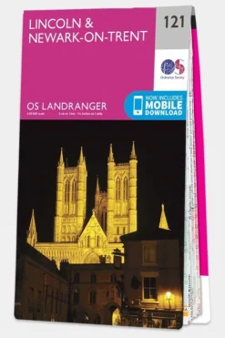 Ordnance Survey Landranger Map 121 Lincoln and Newark-on-Trent