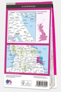 Ordnance Survey Landranger Map 107 Kingston upon Hull