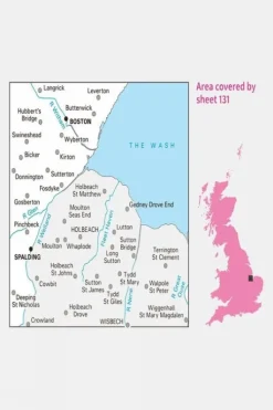 Ordnance Survey Landranger Map 131 Boston and Spalding