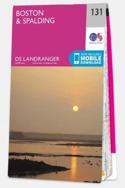 Ordnance Survey Landranger Map 131 Boston and Spalding