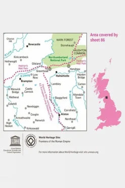 Ordnance Survey Landranger Map 86 Haltwhistle and Brampton