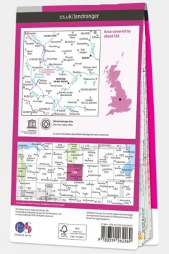 Ordnance Survey Landranger Map 128 Derby and Burton upon Trent