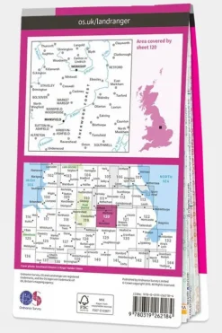 Ordnance Survey Landranger Map 120 Mansfield and Worksop
