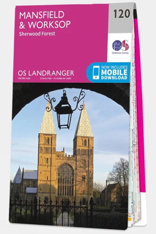 Ordnance Survey Landranger Map 120 Mansfield and Worksop