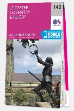 Ordnance Survey Landranger Map 140 Leicester, Coventry and Rugby