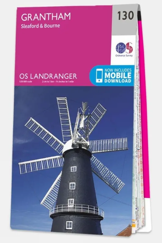 Ordnance Survey Landranger Map 130 Grantham