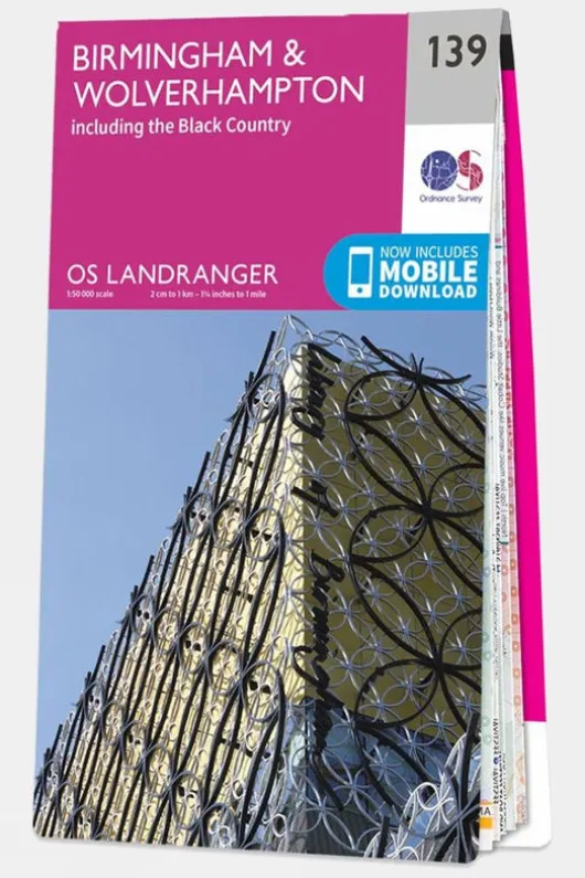 Ordnance Survey Landranger Map 139 Birmingham and Wolverhampton