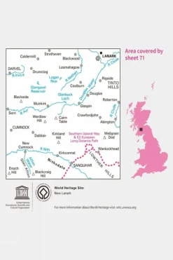 Ordnance Survey Landranger Map 71 Lanark and Upper Nithsdale
