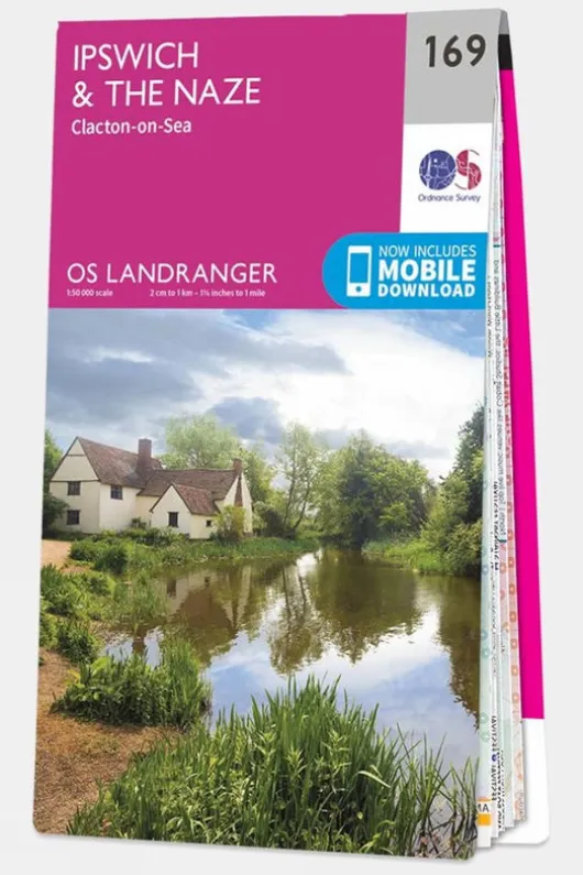 Ordnance Survey Landranger Map 169 Ipswich and The Naze