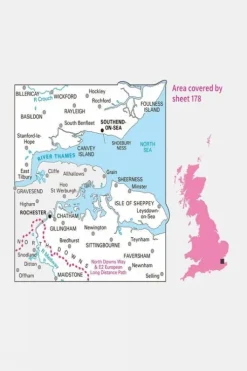 Ordnance Survey Landranger Map 178 Thames Estuary