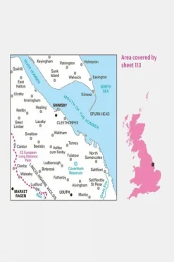 Ordnance Survey Landranger Map 113 Grimsby