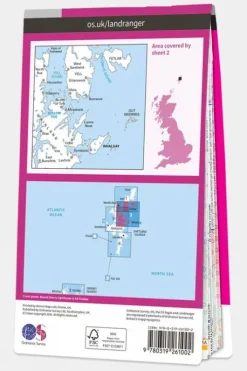 Ordnance Survey Landranger Map 02 Shetland - Sullom Voe and Whalsay