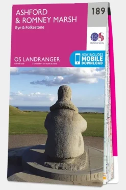 Ordnance Survey Landranger Map 189 Ashford and Romney Marsh