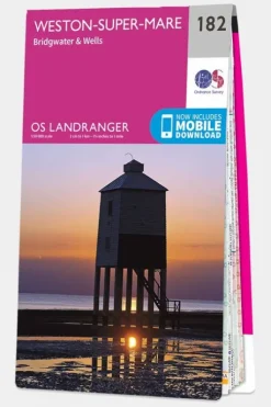 Ordnance Survey Landranger Map 182 Weston-super-Mare