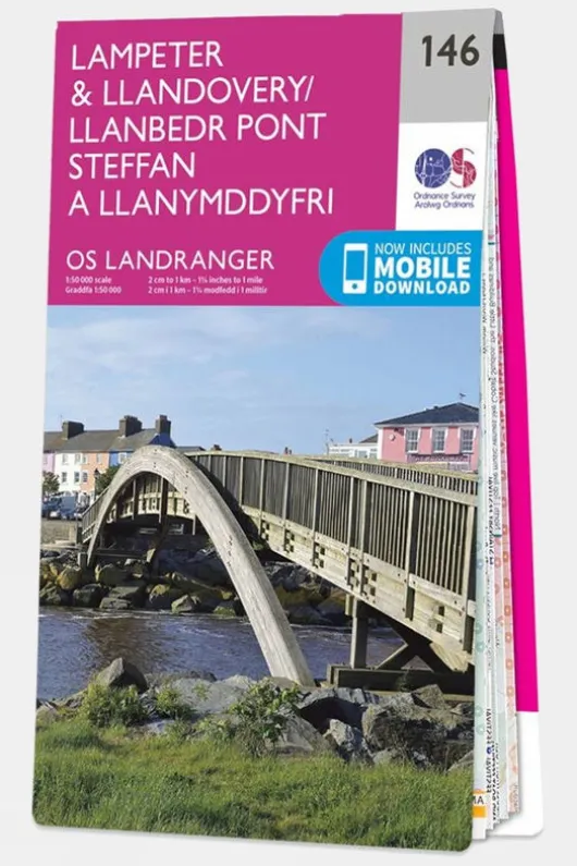 Ordnance Survey Landranger Map 146 Lampeter and Llandovery