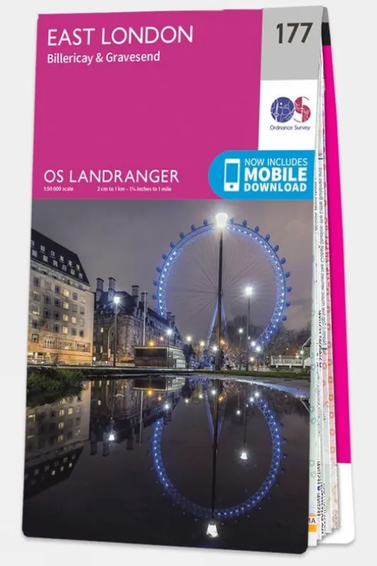 Ordnance Survey Landranger Map 177 London East