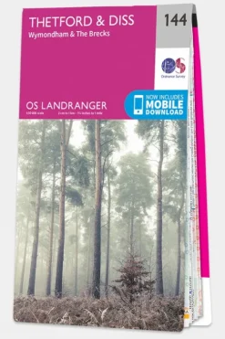 Ordnance Survey Landranger Map 144 Thetford and Diss