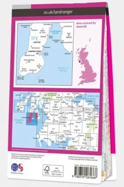 Ordnance Survey Landranger Map 68 South Kintyre and Campbeltown