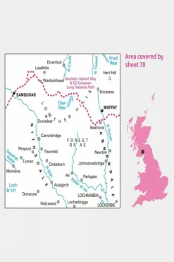 Ordnance Survey Landranger Map 78 Nithsdale and Annandale