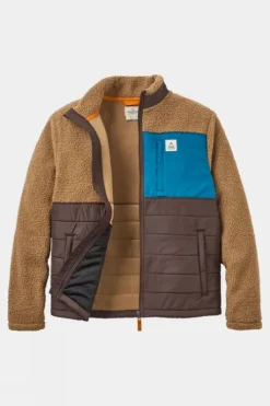 Passenger Mens Born Explorer Recycled Polar-Lined Sherpa Fleece