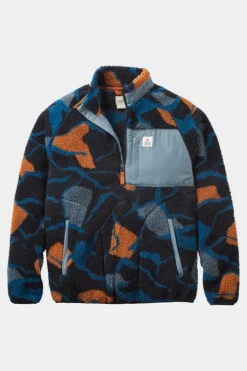 Passenger Mens Offroad Recycled Sherpa Half Zip Fleece