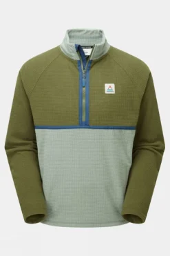 Passenger Mens Overlook Recycled Grid Polar Fleece