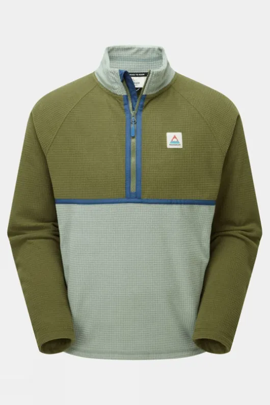 Passenger Mens Overlook Recycled Grid Polar Fleece