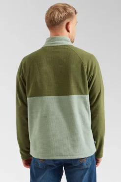 Passenger Mens Overlook Recycled Grid Polar Fleece