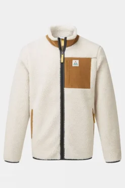 Passenger Mens Trekker Recycled Sherpa Full Zip Fleece