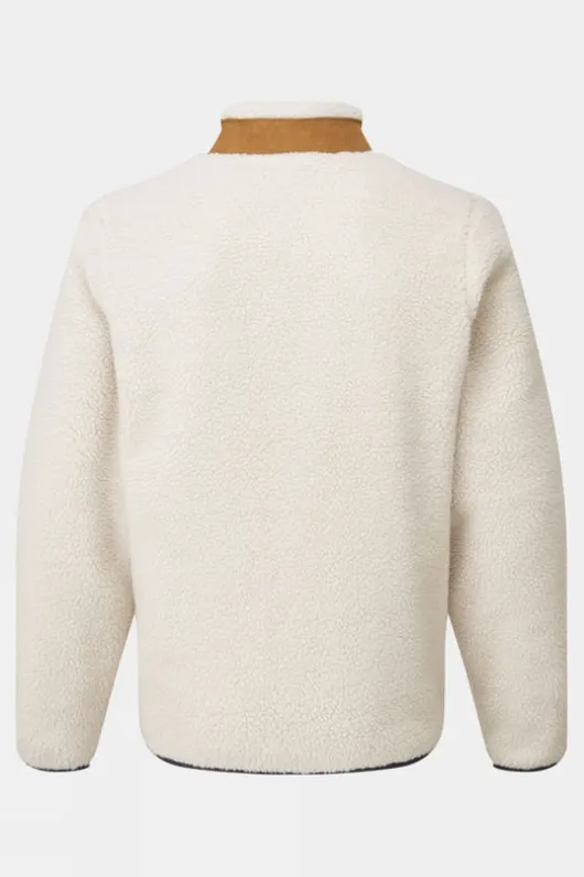 Passenger Mens Trekker Recycled Sherpa Full Zip Fleece