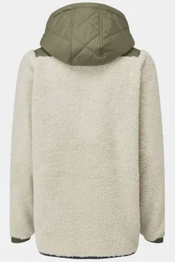 Passenger Womens Beaumont Recycled Sherpa Hooded Fleece