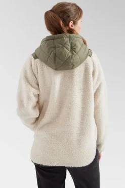 Passenger Womens Beaumont Recycled Sherpa Hooded Fleece