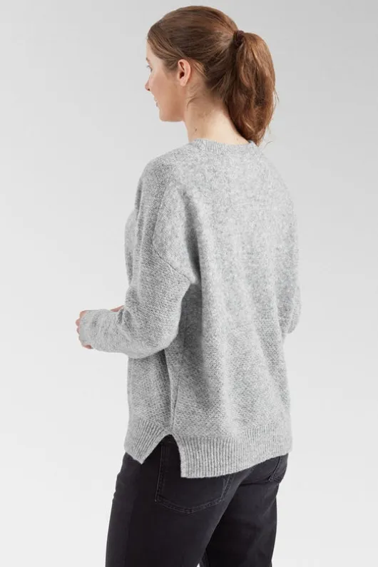 Passenger Womens Cove Recycled Knitted Jumper Sweatshirt