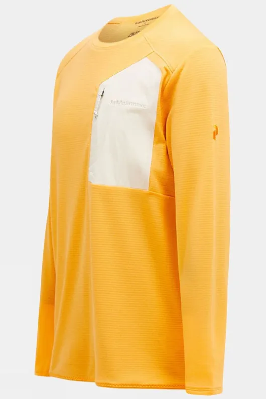 Peak Performance Mens Freelight Polartec Grid Fleece Top